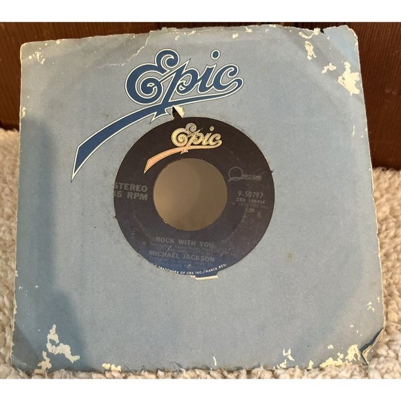 MICHAEL JACKSON Other - MICHAEL JACKSON Rock With You & Working Day and Night Vinyl 45 RPM 1979 EPIC